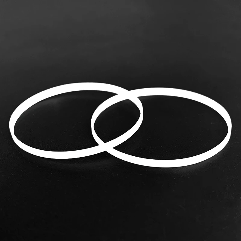 

White Gasket 0.4mm Thick 1.7mm High 35-40mm I Ring Fits Front Watch Crystal Glass Repair Parts Watches Accessories，1pcs