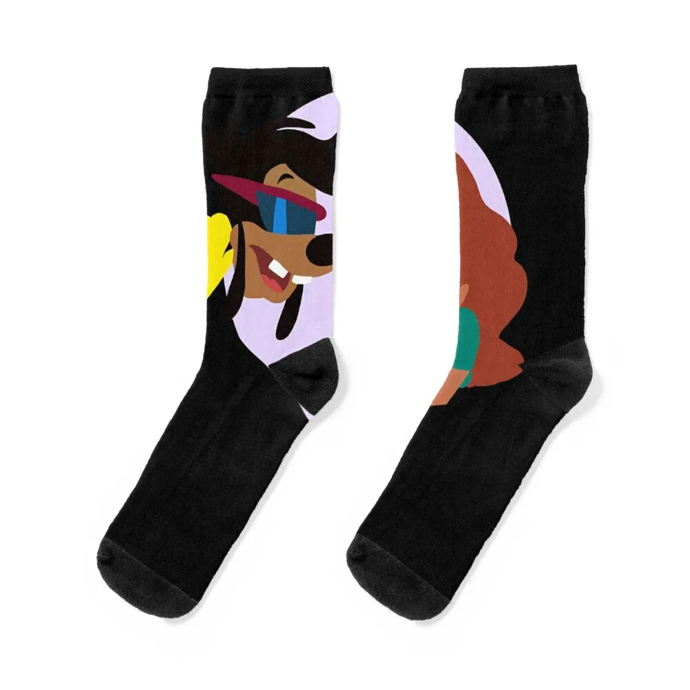 

Roxanne and Max dressed as POWERLINE Socks custom sports cotton Socks Female Men's