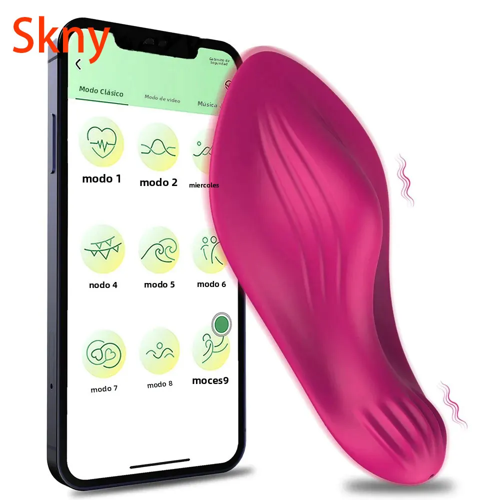 Höschen Vibrator Für Frauen Tragbare Mini Spielzeug Für Erwachsene Klitoris Klitoris Stimulator APP Fernbedienung Vibrierender Massagegerät Sex Spielzeug