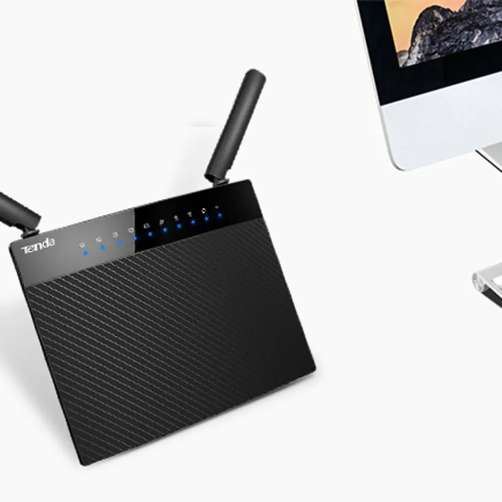 99% New AC9 Router Wireless Gigabit 1200M High Speed Gaming Extender 5G Dual Frequency Smart Signal Antenna Network Extenders