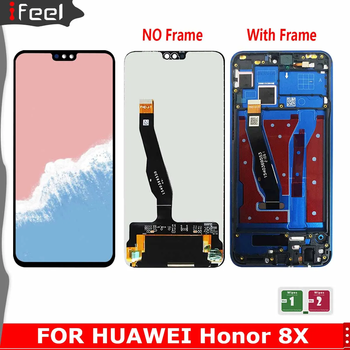 6.5" For Huawei Honor 8X LCD Display Touch Screen Digitizer Replacement