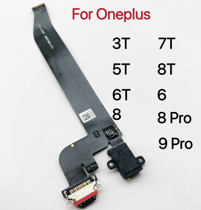 100% Протестировано для Oneplus 3T 5 5T 6 6T 7T 8T 9R USB-порт зарядки док-станция разъем плата 7 8