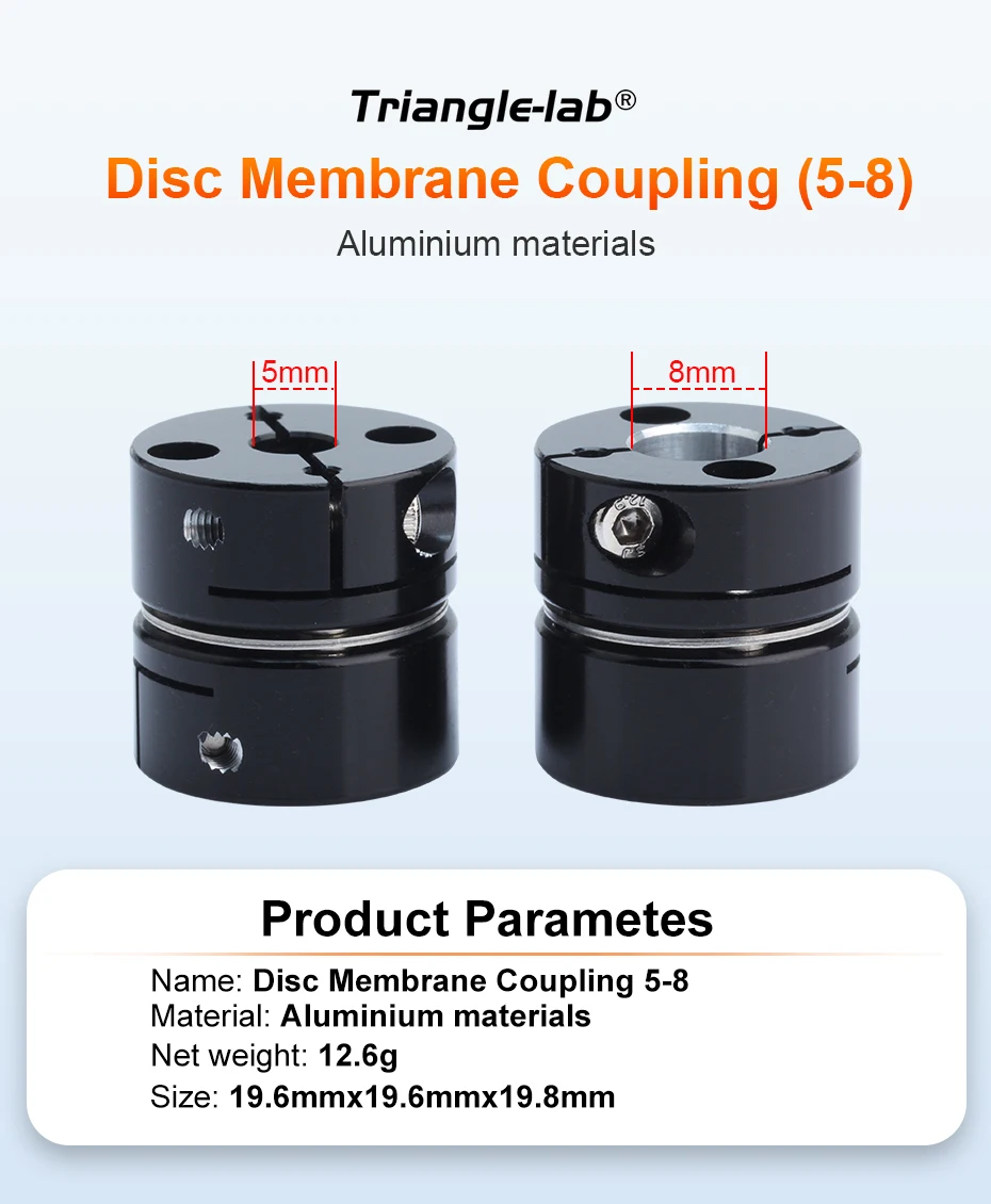 Disc Membrane Coupling (58) Coupler