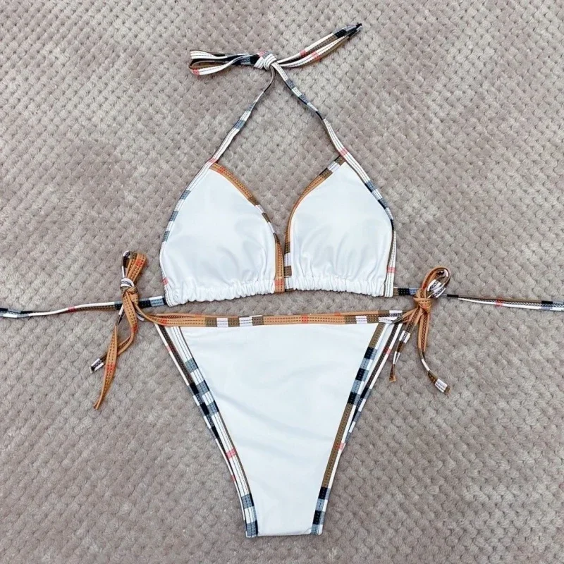 2024 Summer Luxury Brand Design Women Bikini Set Swimsuit for Women 2 Piece Set Beachwear Bathing Suit Swimwear Biquini Clothing