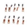 10pcs Electric Motor Carbon Brushes Replace Dental Grinding Machine Micromotor Handpiece 3X3X4.5MM 4