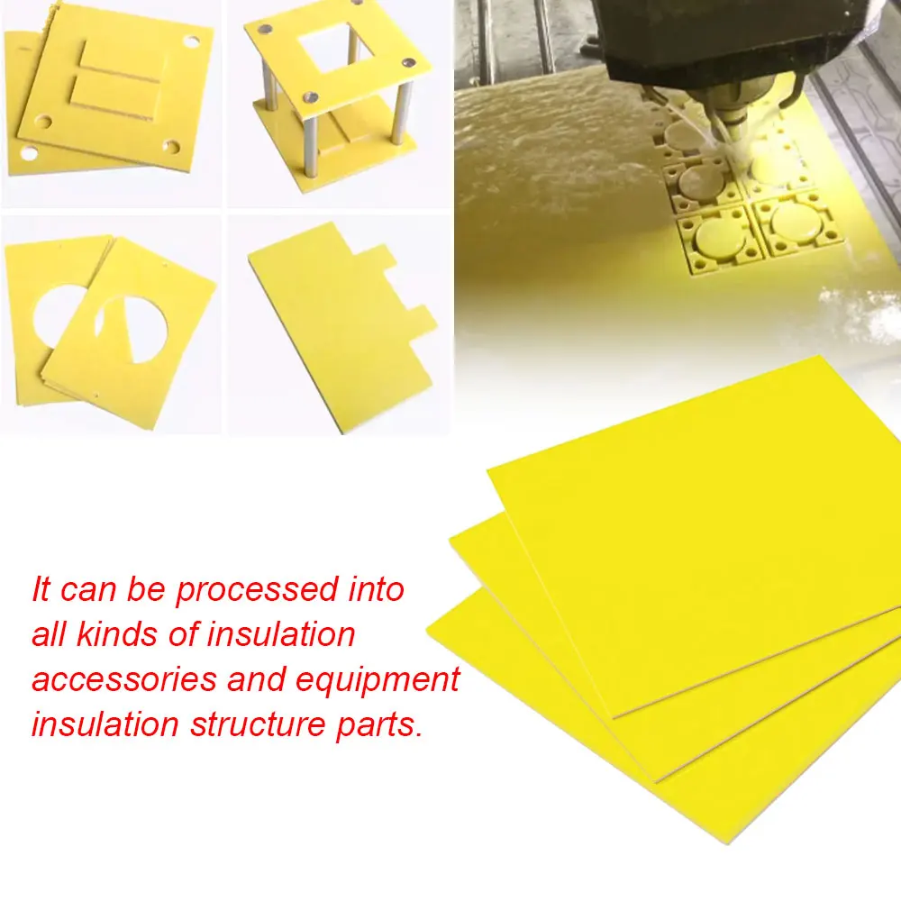 Yellow Epoxy Fiber Board EVA Insulation For 3.2V 280Ah 320Ah 310Ah 200Ah 90Ah Lifepo4 Battery Pack DIY Electoric Kit 3Pcs
