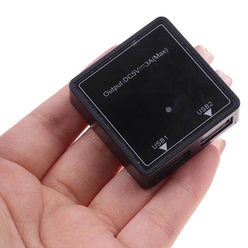 태양광 패널 보조배터리 듀얼 USB 충전 전압 컨트롤러 레귤레이터 충전기, 5V 3A