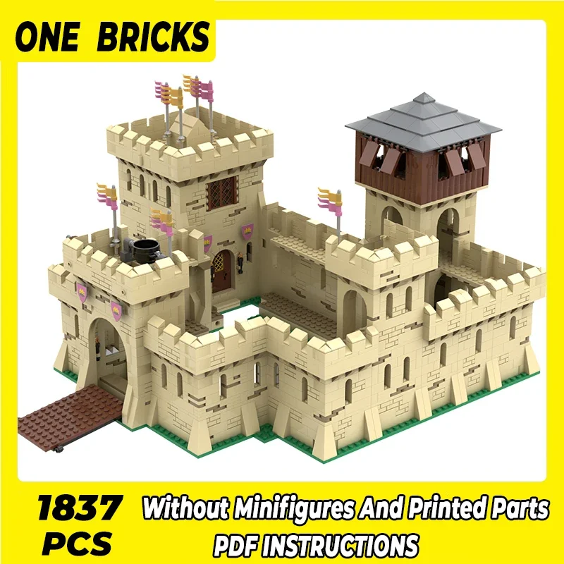 Moc Building Bricks Modello Militare Moderno 375 Yellow Castle Technology Blocchi Modulari Regali Giocattoli Di Natale Set Fai Da Te Assemblaggio