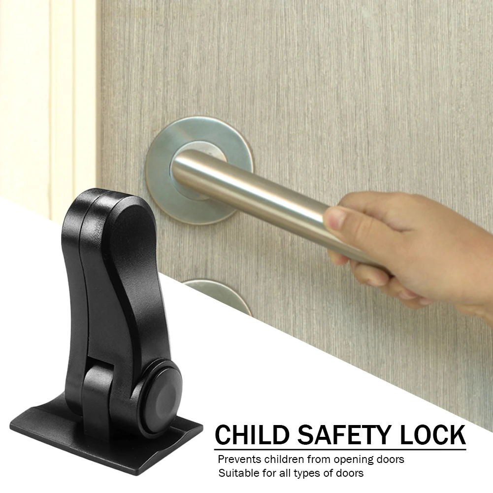 Childproof Lever Doorknob Toddler Proof Door Lock - 3D Printed