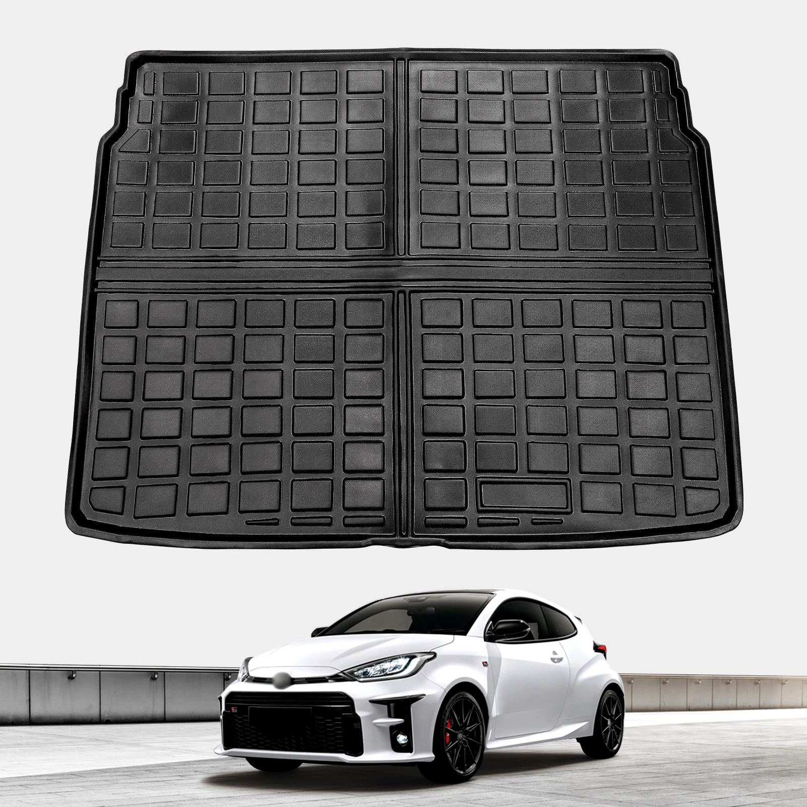 3D Trunk Mat for Toyota Yaris 20202023 AllWeather AntiSlip