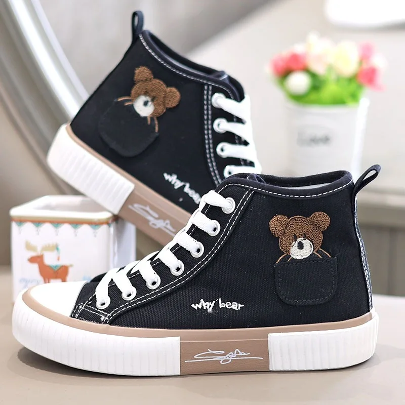 2022 Cute Canvas Shoes Women Breathable Sneakers Brand Sport Shoes 