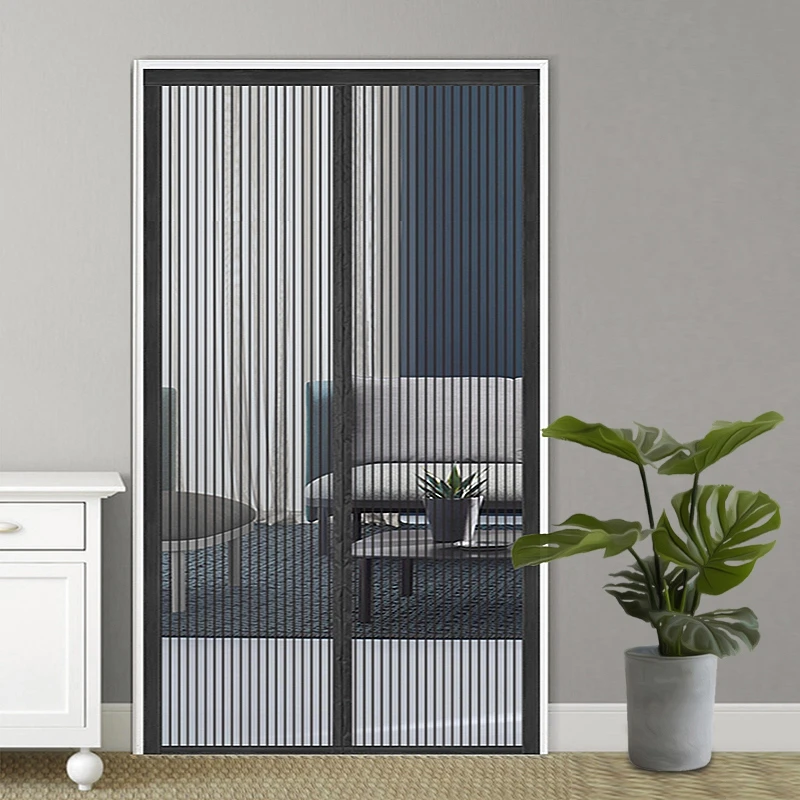 Magnetic Anti-Mosquito Net Invisible Ventilate Anti Bug Fly Mouse Home Door Window Screens Automatic Closing Curtains Cover