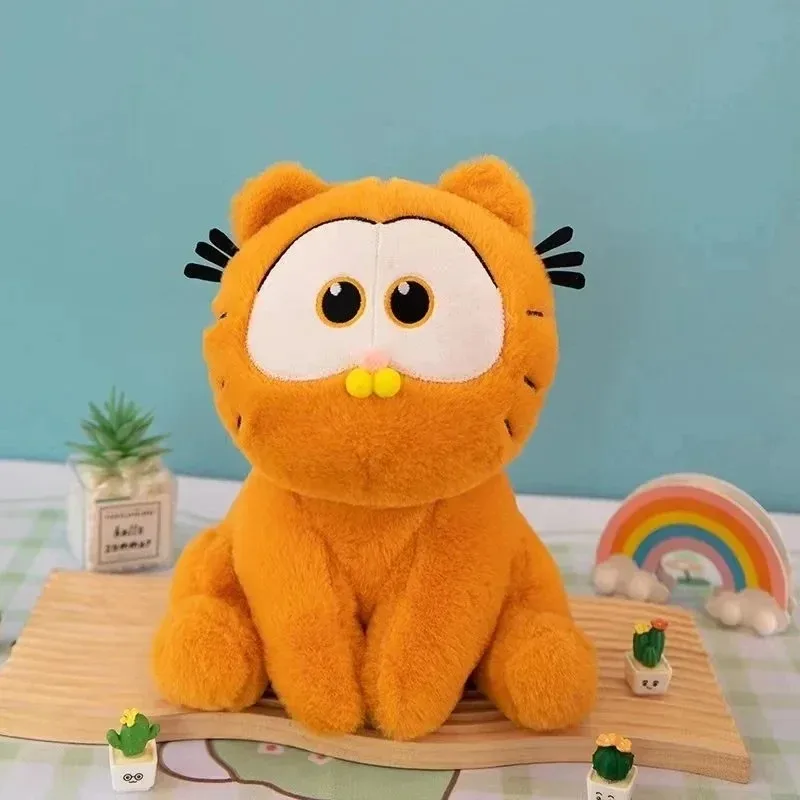 25CM Garfield Stuffed Plush Doll Kawaii Plushie Toy Cartoon Anime Cat Plush Decoration Gift 5