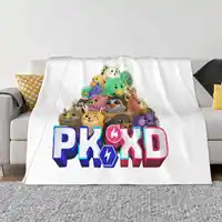 Pk Xd Animals New Selling Custom Print Flannel Soft Blanket Pkxd Pk Xd Mobile Games Kids Boys Girls Cool Children Dreams Teens 1
