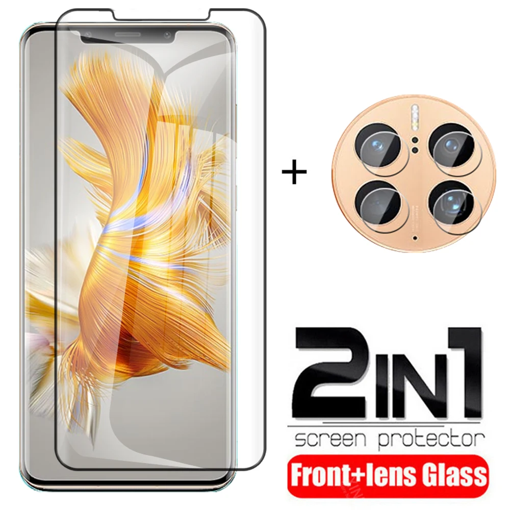 Custodia In Vetro Temperato Curvo 9D Per Huawei Mate 50 Pro 5G Pellicola Protettiva Per Fotocamera Huawei Mate 50Pro 50E Mate50