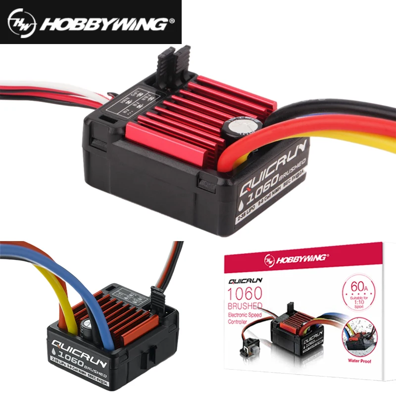 Hobbywing QuicRun 1060 60A Brushed ESC for 1/10 Brushed