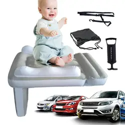 Inflatable Airplane Bed For Kids Toddler Inflatable Bed Baby Travel Bed Children's Car Rear Seat Folding Sleep Air Mattress bed