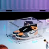 Magnetic dustproof bag shoes  transparent storage box  acrylic transparent display cabinet 4