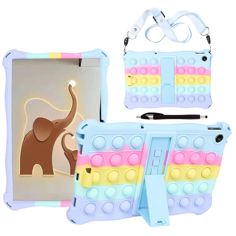Capa Bolha Macia para Lenovo Tab Estojo para Tablet Xiaoxin Pad Tab M10 3ª Geração Tb328fu 10.1 M10 Plus 10.61 Tb125fu Tb128fu 2023