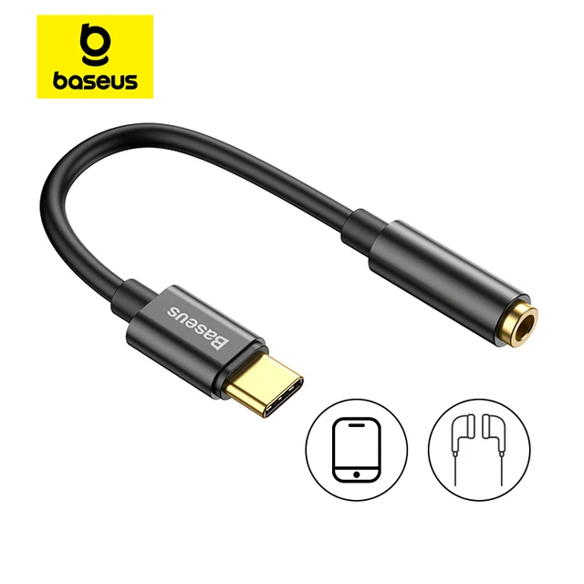 BASEUS - Adaptateur USB-C a 3.5mm Jack