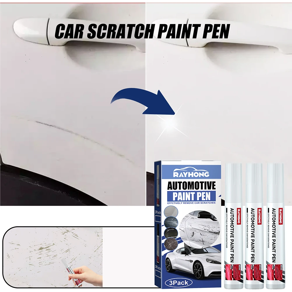 

3pcs Car Scratch Repair Paint Pen Auto Touch Up Pens Car Scratches Clear Remover Automatic Paint Repair Tool