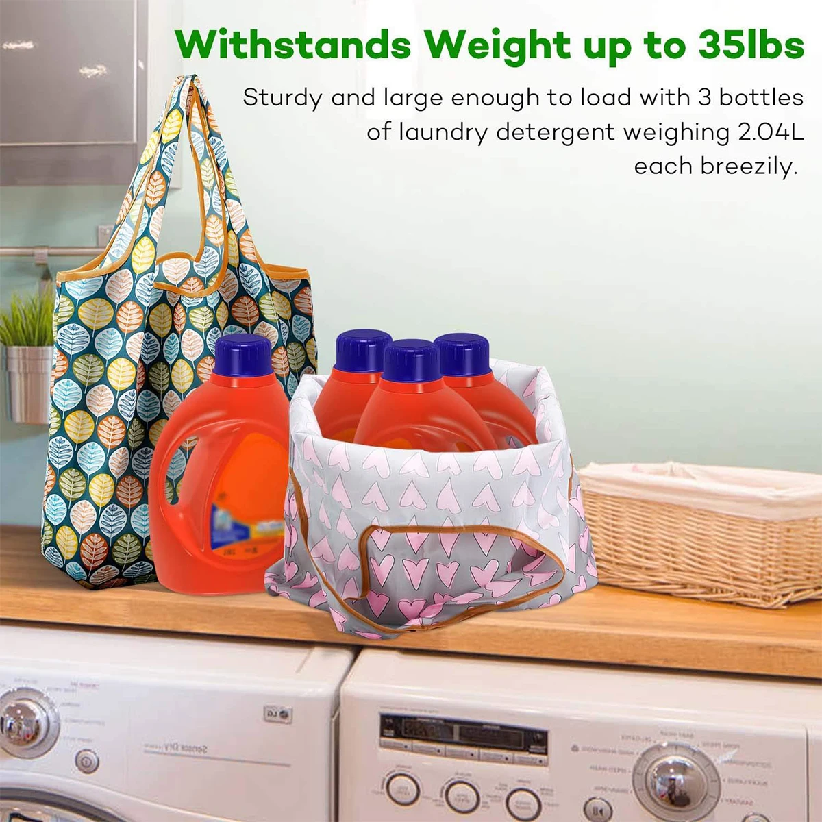 10-Piece Reusable Eco-Friendly Shopping and Storage Tote Set
