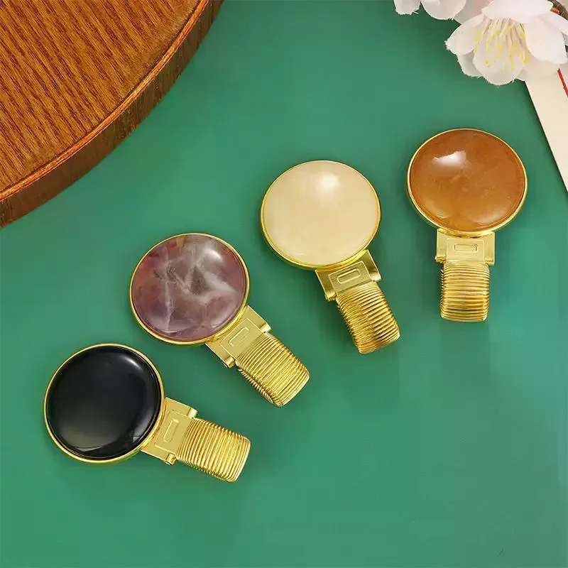 HOMMMMEGtone 금속 펜 클립 스프링이 있는 창의적인 골드 레트로 스프링 클립 학생용 펜 클립 노트북 학교용