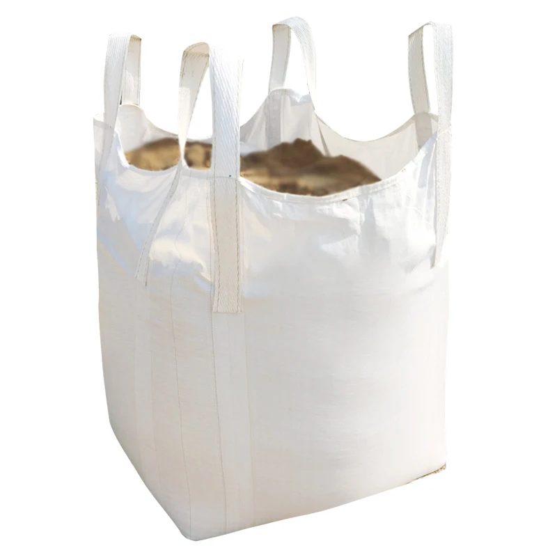 

Ton Bag Open 1 Ton Space Container Bag Pre-Pressed Sludge Bridge Pre-Pressed Bag Wear-Resistant Container Bag White