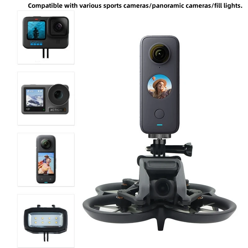 Support Montage Caméra Sport pour DJI Avata 1 - Gopro/Insta360