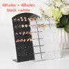 2 pièces mode Portable boucles d'oreilles clous d'oreille support en plastique bijoux présentoirs boucle d'oreille vitrine organisateur support de rangement
