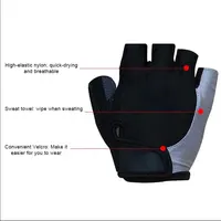 Half Finger Cycling Gloves Men Women Anti Slip Shock Breathable Summer Bicycle Gloves Fingerless Sports Gym Training Bike Gloves 2