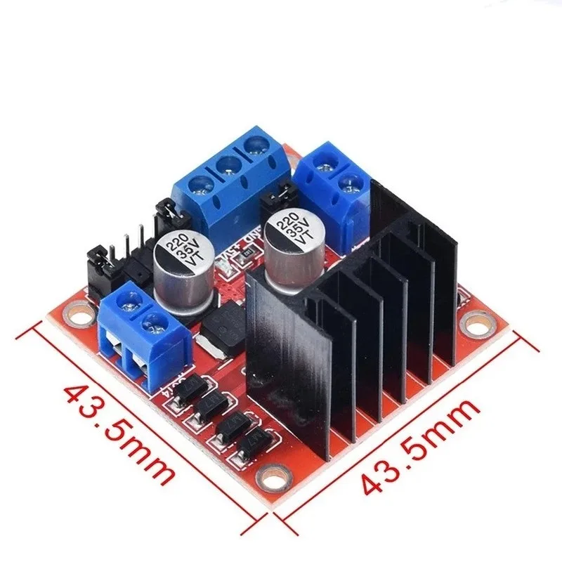 L298N DC Motor Driver Module Stepper Motor Smart Car Robot Breadboard Peltier High Power for Arduino