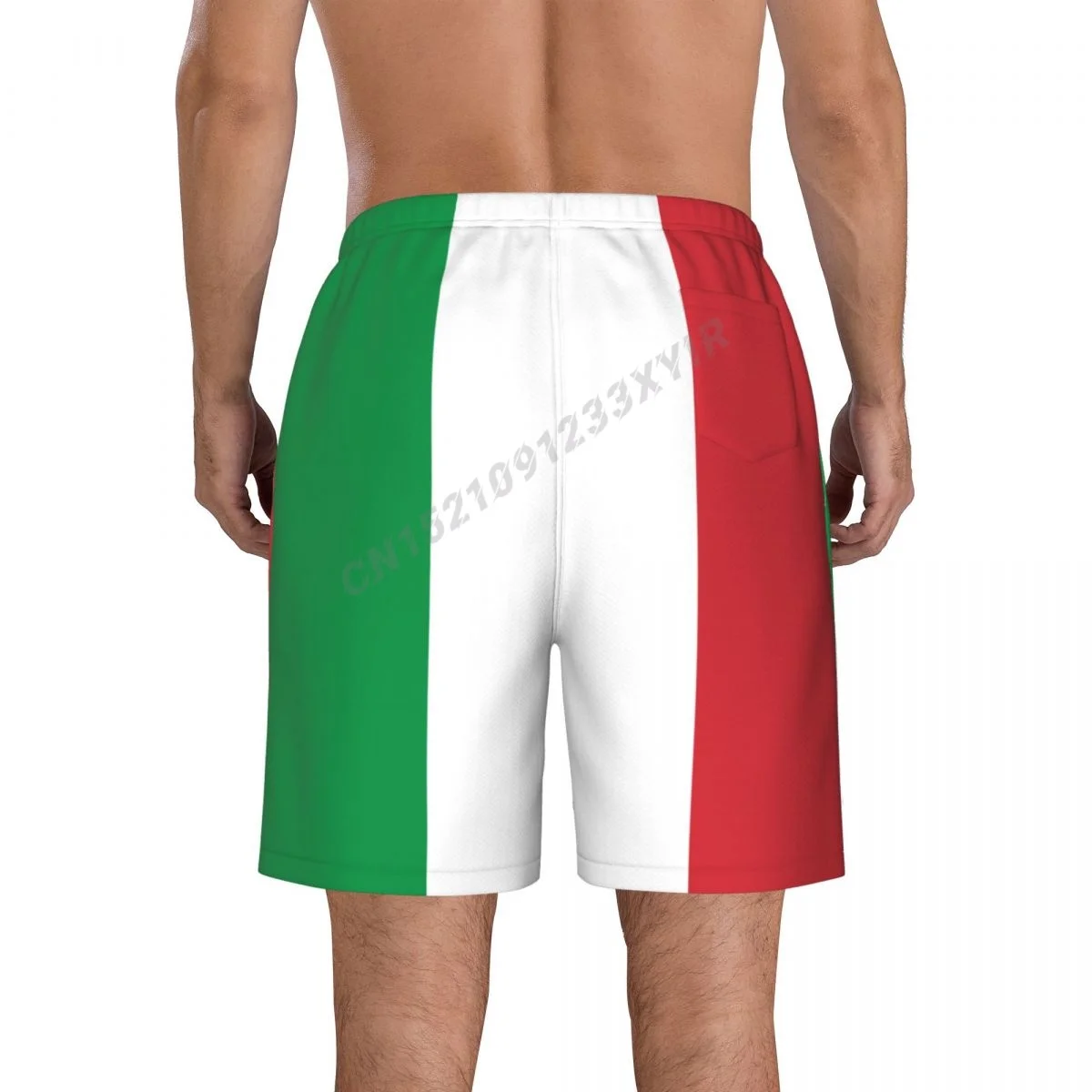 Summer Men\'s Italian National Italy Flag Italia Fans (1) Beach Pants Shorts Surfing M-2XL Polyester Swimwear Running