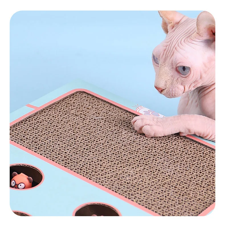 1pcs Cat Toy Whack-a-Mole Cat Scratching Board Toy Grinding Claw Rest Play  Funny Cat Interactive Multifunctional Cat Supplies - AliExpress