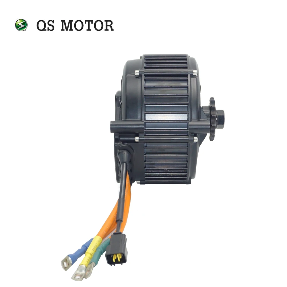 QS MOTOR QS165 V2 5000W 72V 35H PMSM Mid Drive Motor with 428 14T Sprocket for E-cycle