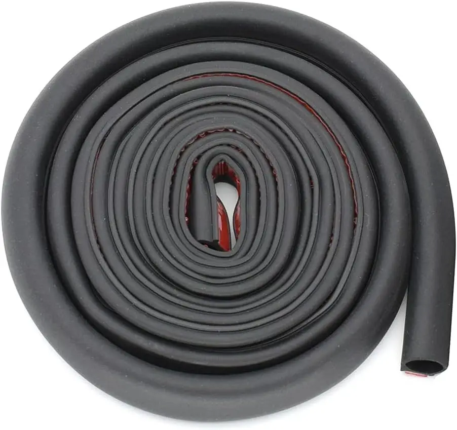 Universal 5M Car Door Rubber Seal Strip - D Type Noise Insulation & Waterproof Auto Accessory