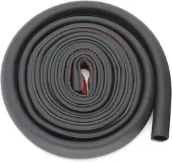 Universal 5M Car Door Rubber Seal Strip - D Type Noise Insulation & Waterproof Auto Accessory (5M)