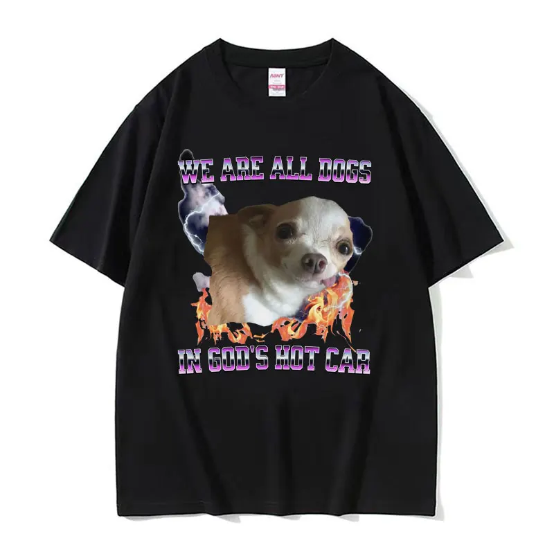 

Футболка с принтом «We Are All Dogs in God»