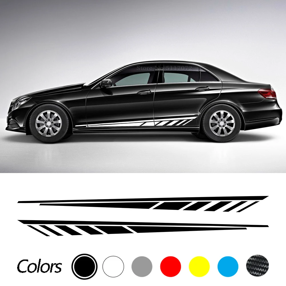 

Car Side Sticker Decal For Mercedes Benz W212 E Class Edition 1 E63 E250 E200 E220d E230 E260 E300 E320 E350 E400 E500 E550