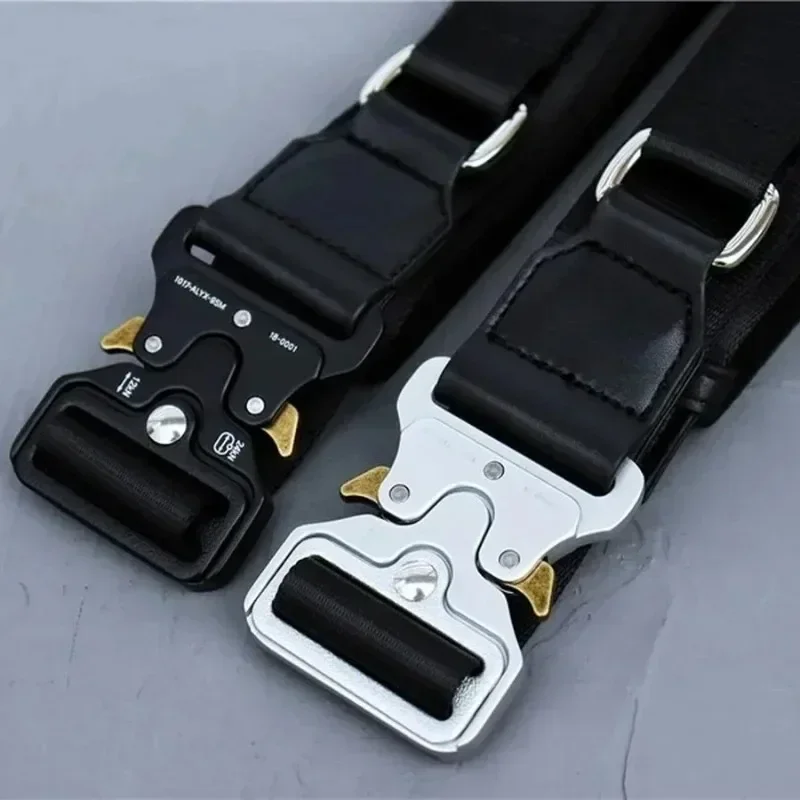 New 2025 Paris ALYX Roller Belt Men Women Lasered Logo