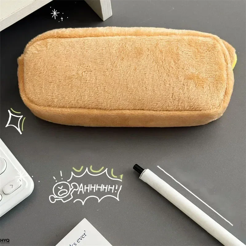 Kawaii Rilakkuma Pencil Cases For Kids Girls Cute Cartoon Bear Pencil Pouch Organizer Pen Bag School Stationeries Gifts Ins Hot - 4