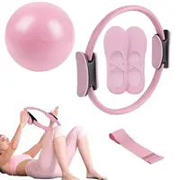 Pilates Ring Yoga Ring Pilates Portable Resistance Band Equipment Exercise for Pregnancy Postpartum Travel Studio Gym Home