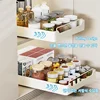New Kitchen Storage Rack with Slide Rails Pull-out Kitchen Drawer Type Storage 4