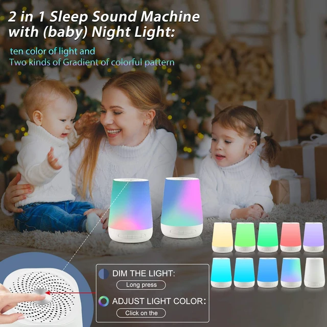 White Noise Machine App Remote Control  Baby White Noise Night Light  Machine - Smart - Aliexpress