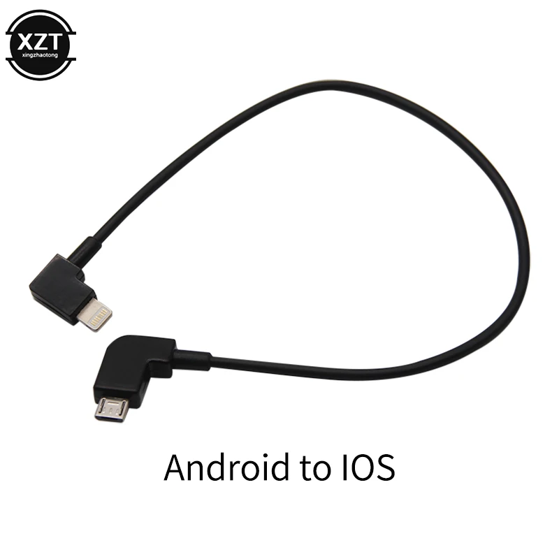 Data Cable DJI Spark/MAVIC Pro/MAVIC Air /Mavic 2 /Mini SE Control Micro USB to Lighting/Type C/Micro line IPhone /Pad