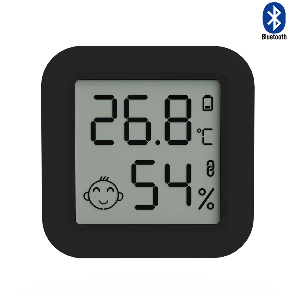 Tuya 스마트 습도 온도 센서 미니 LCD 화면 Bluetooth 호환 APP 원격 모니터링 홈 오토메이션 지원 Alexa