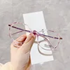 Clear Myopia Glasses Women Men Anti Blue Light Nearsighted Eyewear Transparent Round Frame Prescription Eyeglasses 0 To -600 4