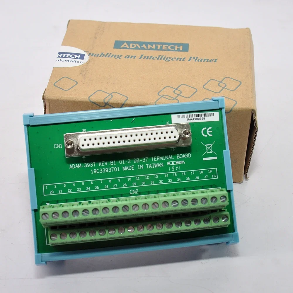 

ADAM-3937 REV.B1 01-2 DB-37 DB38 Din Rail Wire Connector Terminal Blocks I/O Wiring Terminal Panel DAQ and Control