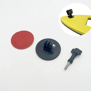 Per accessori Gopro Base piatta staffa per tavola da surf fissa Bodyboad + Sticker per GoPro Hero DJI OSMO Action4 fotocamera Insta360 X3