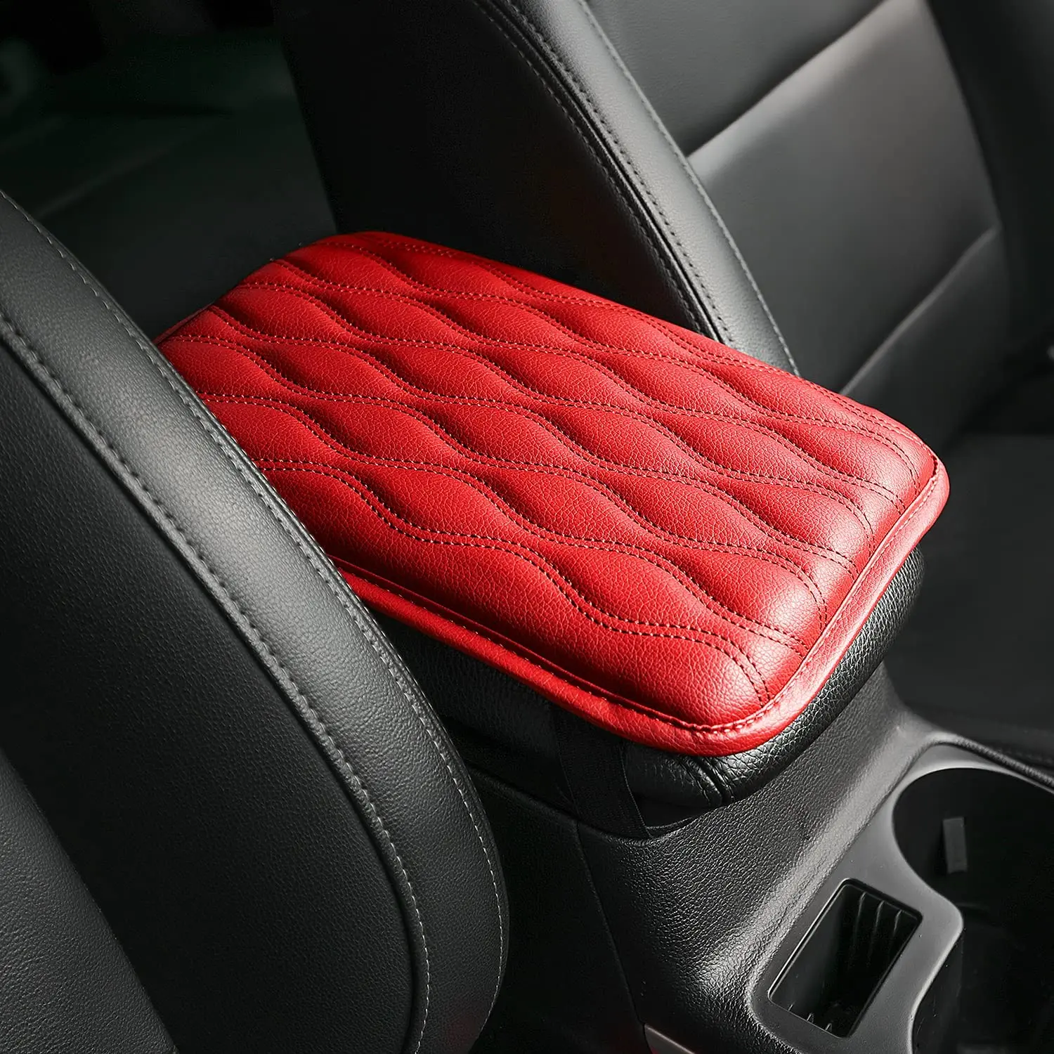 Leather Car Armrest Box Pad Waterproof Car Center Console Cover Pad Leather Auto  Armrest Cover Universal Arm Rest Cushion Pads - China Car Armrest  Protective Cover, Armrest Protective Cover